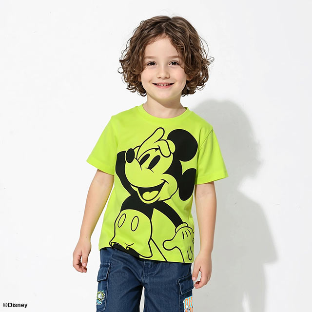 2/17NEW 親子お揃い ディズニー WEB限定 BIGフェイスTシャツ 1329K