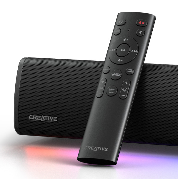 Sound Blaster GS5 RGB Gaming Soundbar with SuperWide™ Technology