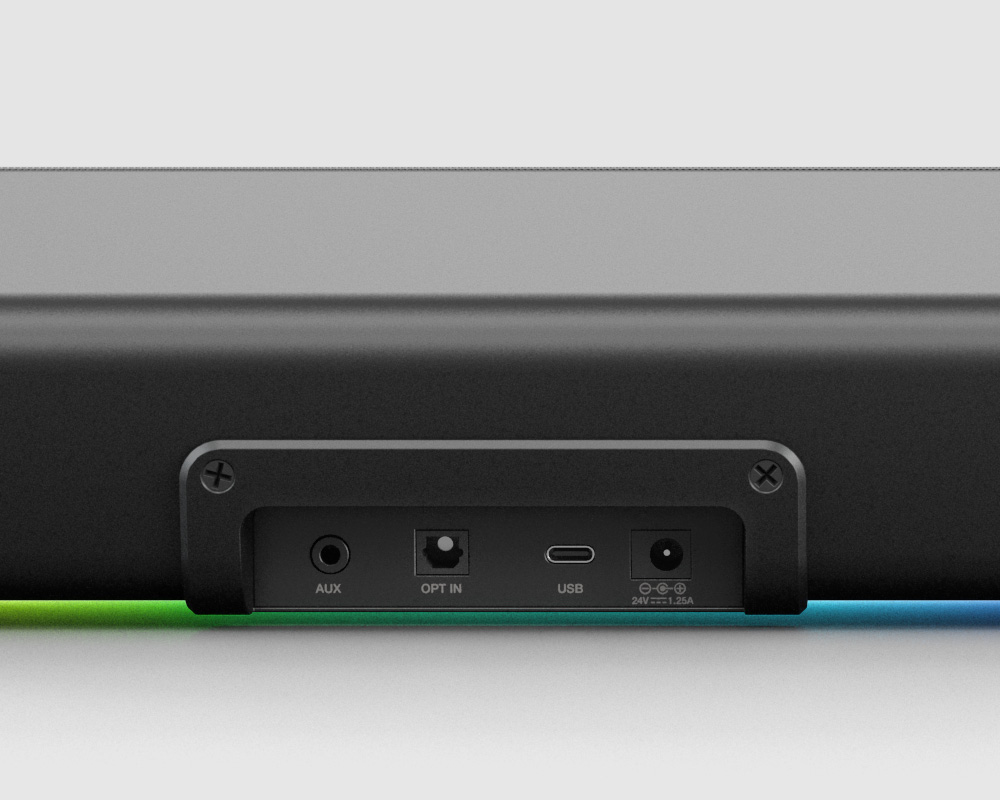 Sound Blaster GS5 RGB Gaming Soundbar with SuperWide™ Technology