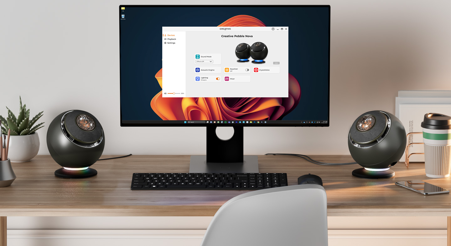 Pebble Nova - プレミアム デスクトップ ステレオ スピーカー