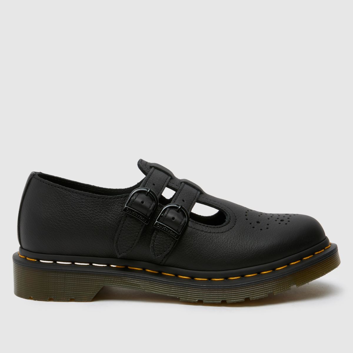 Womens Black Dr Martens 8065 Mary Jane Flat Shoes | schuh