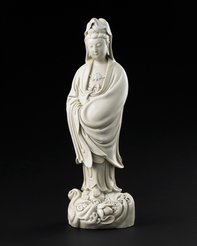 清早期何朝宗款德化白瓷觀音｜2025春季- 帝圖拍賣- 領銜全台書畫文物類