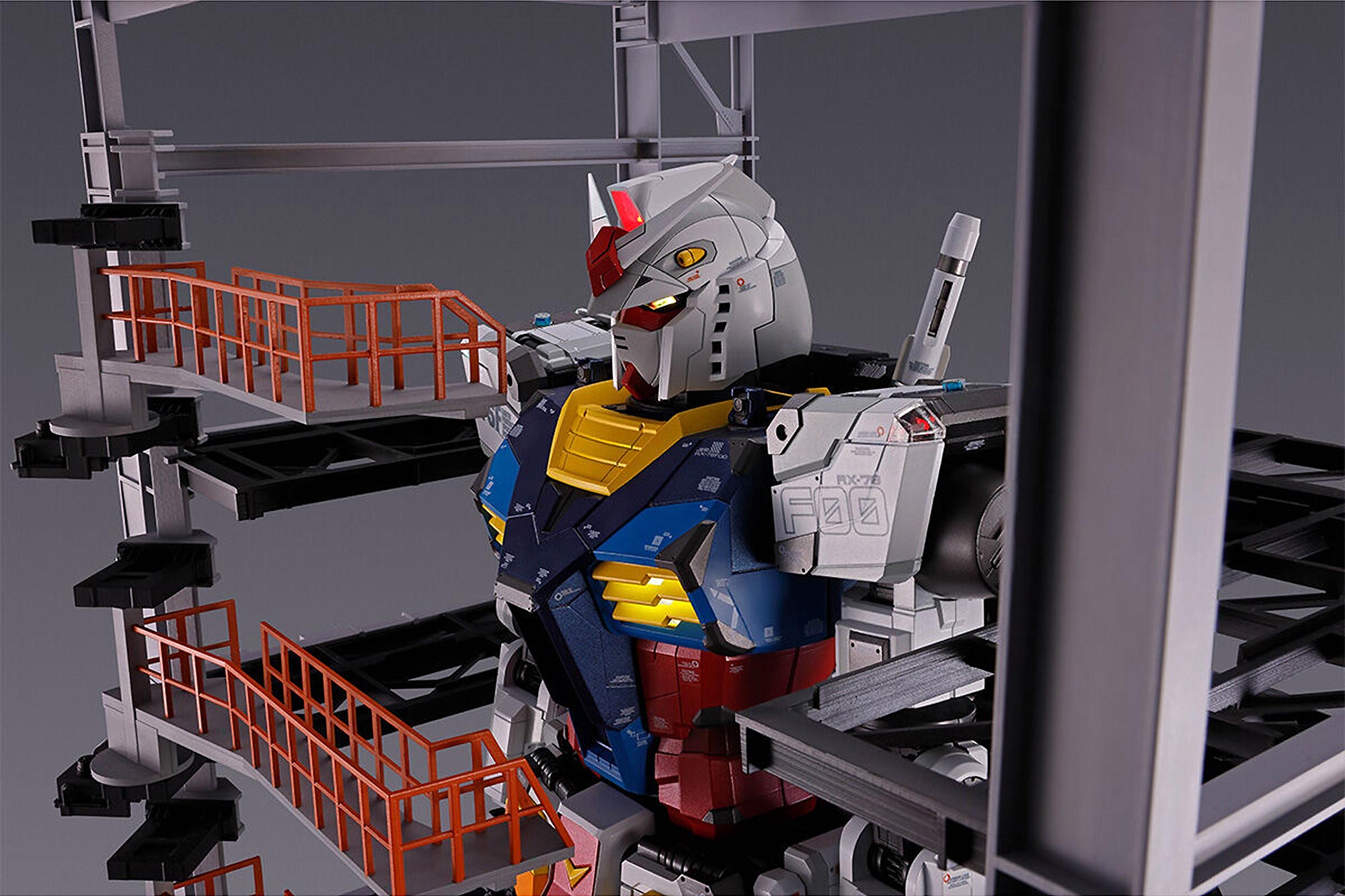 Bandai DX Chogokin Gundam Factory Yokohama RX-78F00 Gundam With Dock -