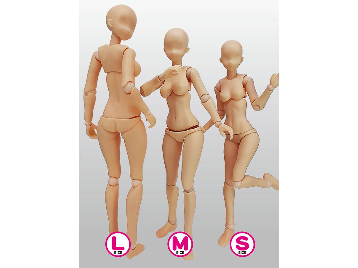 1/12 関節技EX 素材ちゃんL フレッシュ | HLJ.co.jp