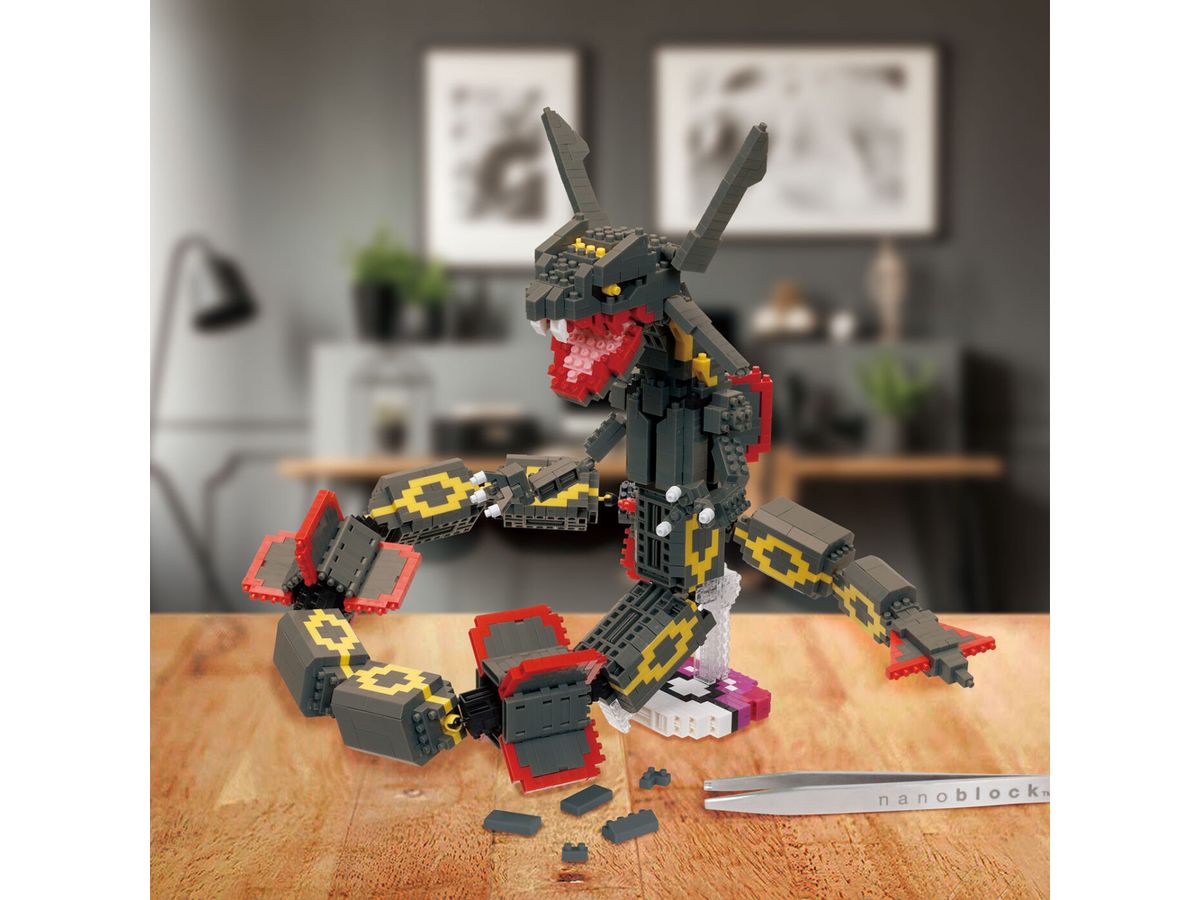 ナノブロック NBPM_104 ポケットモンスター 黒いレックウザ