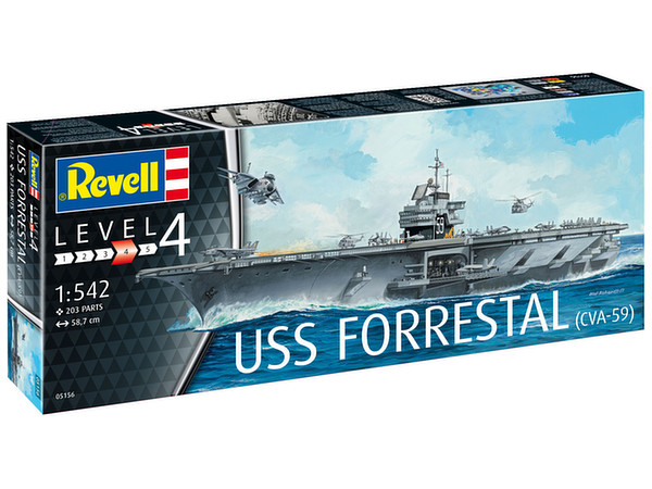 1/542 アメリカ海軍 空母 USSフォレスタル | HLJ.co.jp