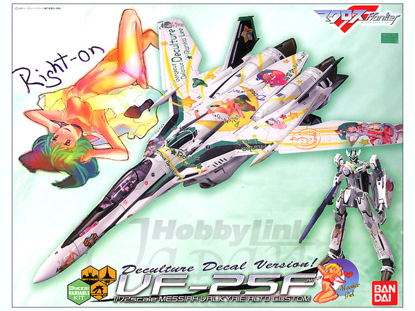 1/72 VF-25F メサイアバルキリー アルト機 ランカデカルチャーデカール