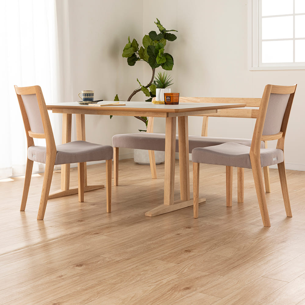 カリモク］【地域限定】ダイニング4点セット 4人掛け テーブル＋チェア