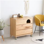 L型コーナーデスク (ZK012 72 WW) ホワイトウォッシュ L型コーナー