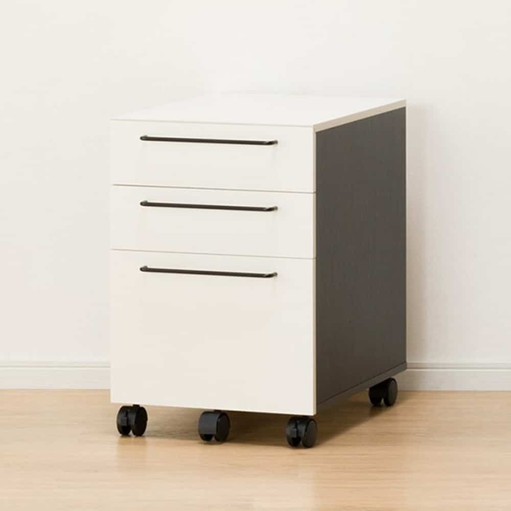 デスクワゴンセット『サーヤ』ホワイト ※ワゴン、ブックスタンドなし デスク・ワゴンセット サーヤ WH <N>(ﾎﾜｲﾄ): デスク | 家具