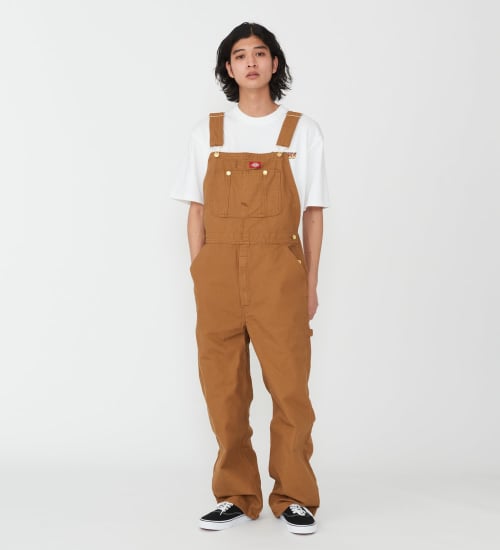 ダックキャンバス リブオーバーオール|Dickies|ディッキーズ