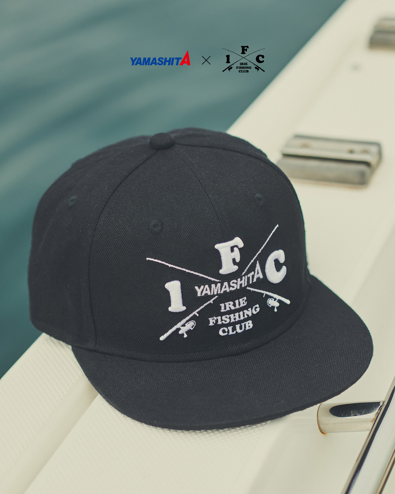 NEW ITEM】YAMASHITA × IRIE FISHING CLUB -CROSS EMBLEM CAP- | IRIE