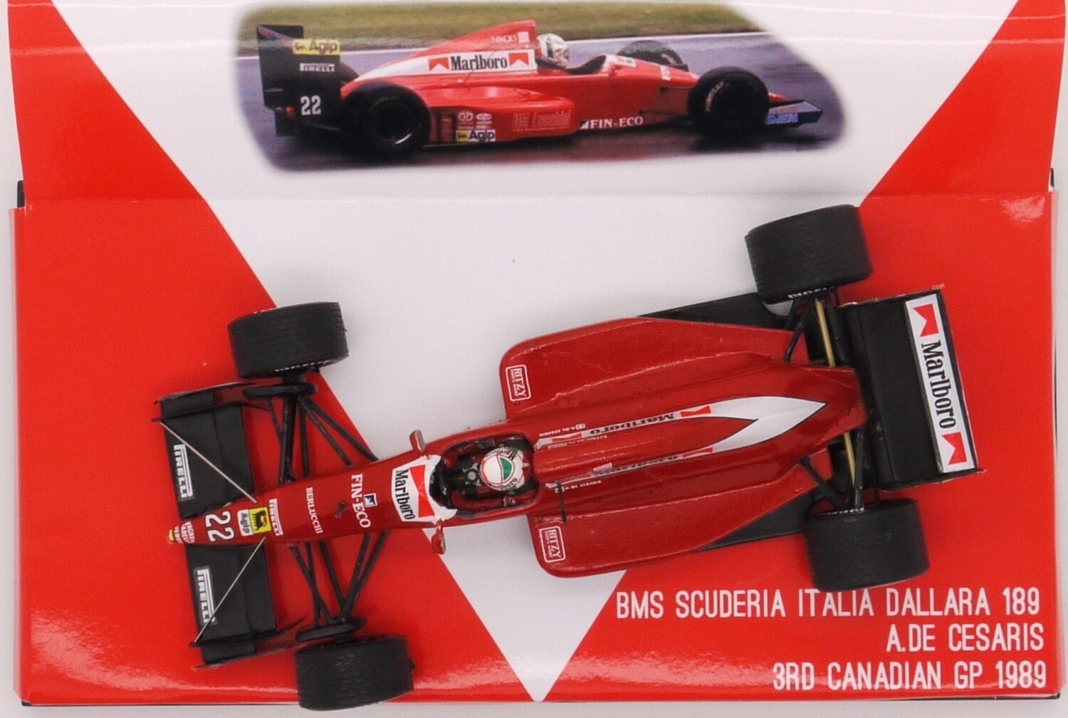 1/43 メリ MERI ダラーラ 189 モナコGP 1989 1/43 メリ MERI ダラーラ