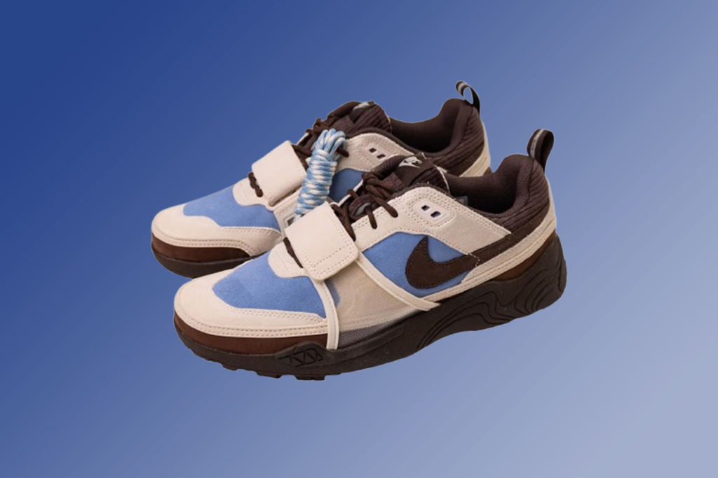 A First Look at the Travis Scott x Nike Zoom Field Jaxx 'Leche