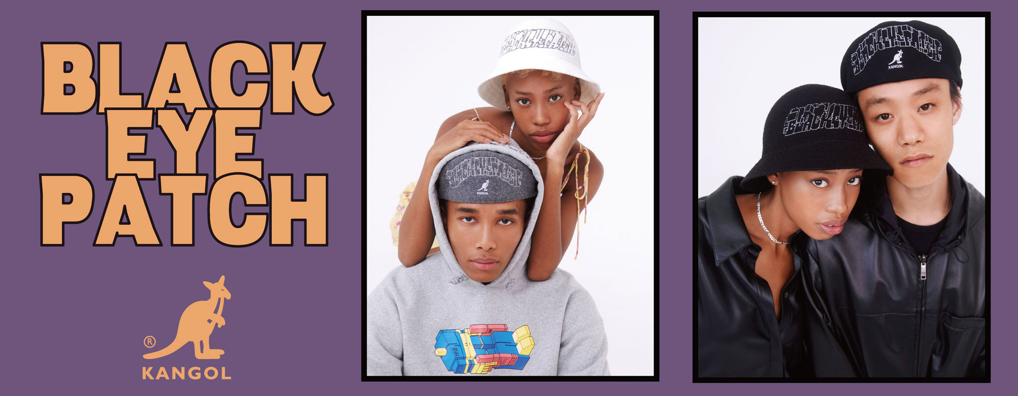 KANGOL×BlackEyePatch Collaboration コラボ カンゴール ブラックアイ