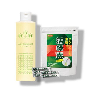 リーブ直販┃アクティシャンプーR（200ml）×活緑素《スティックタイプ