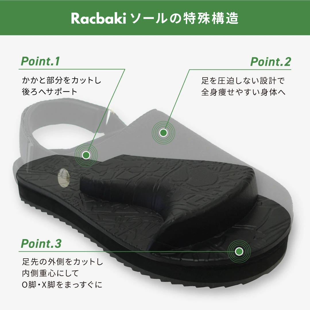 Racbaki ラクバキ クロッグシューズ クロッグシューズ ダブルベルト