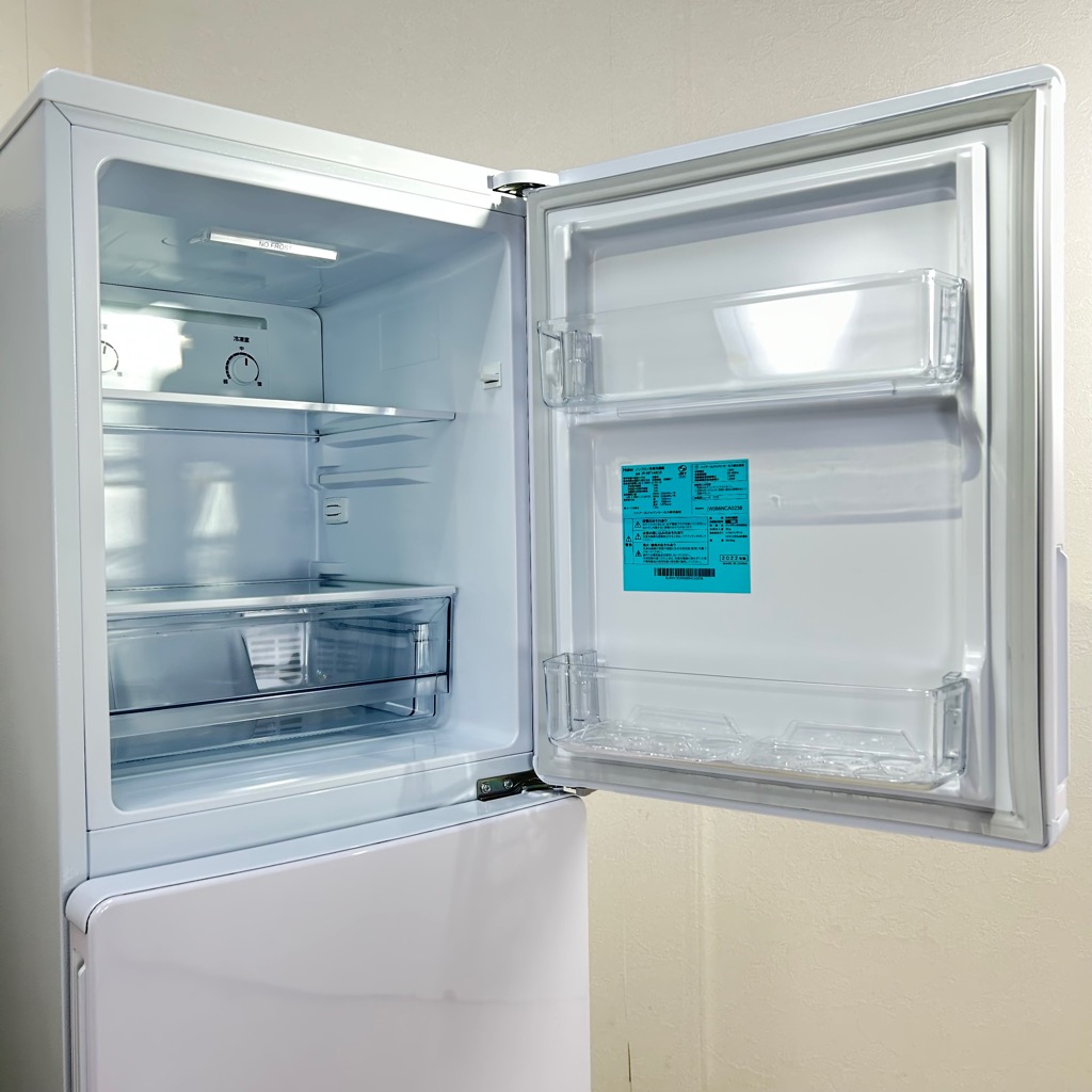 高年式 148L 2ドア冷蔵庫 ハイアール JR-NF148CK 2022年製 一人暮らし