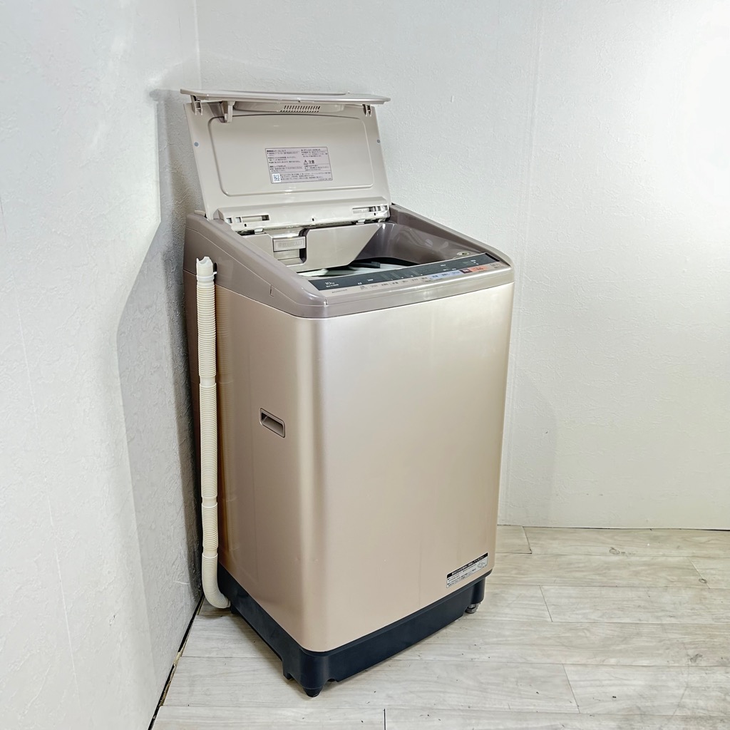 10kg 全自動洗濯機 ビートウォッシュ 日立 BW-V100B 2018年製造