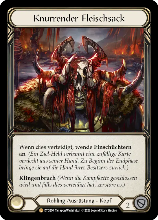 Scowling Flesh Bag – Flesh & Blood