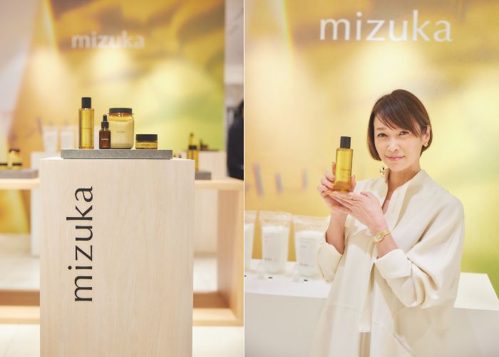 辺見えみりさんが語る。自ら⼿がけるスキンケアブランド『mizuka