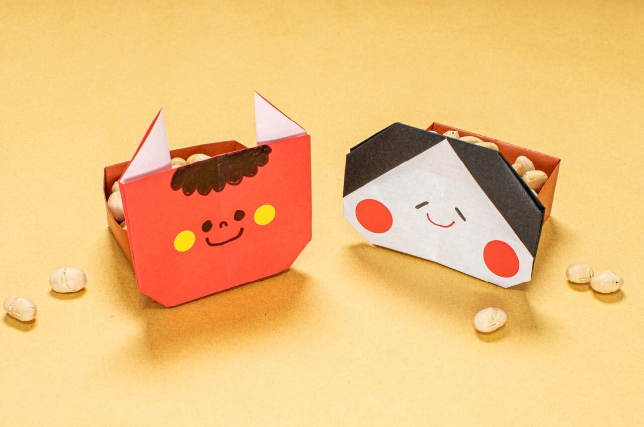 動画付き】節分が盛り上がる！ 豆入れ「ます」の折り紙の簡単な折り方