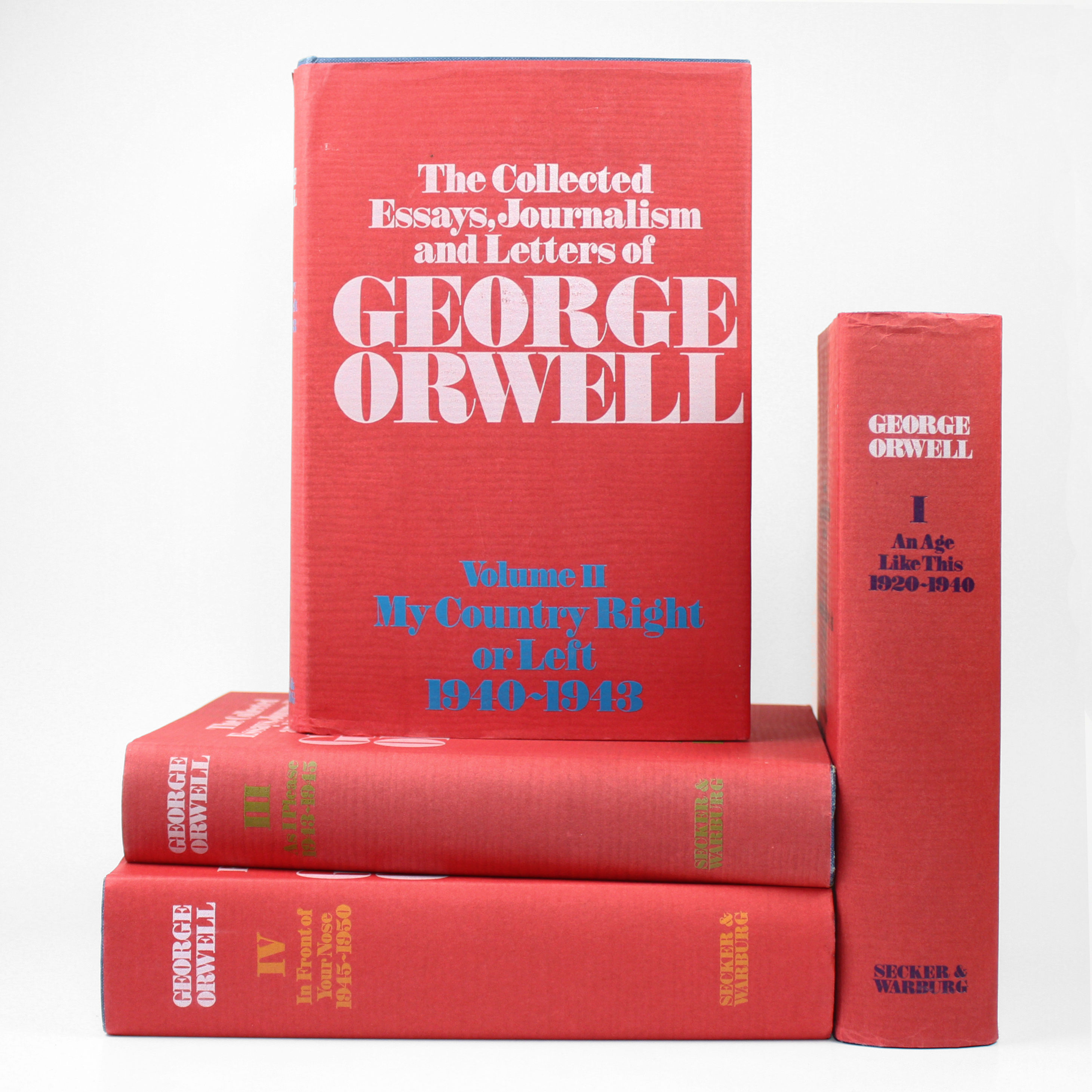 The Collected Essays, Journalism and Letters of George Orwell