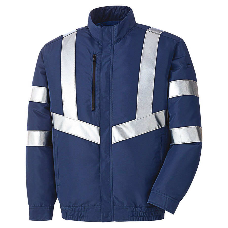 高視認性 クールファンブルゾン （ファン別売） WE107上 ネイビー