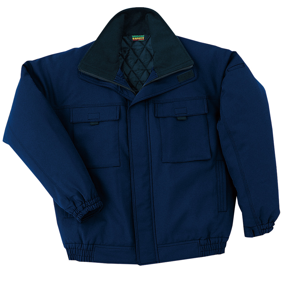 リサイクル 帯電防止防寒ブルゾン SE1067 上 ネイビー| 作業服