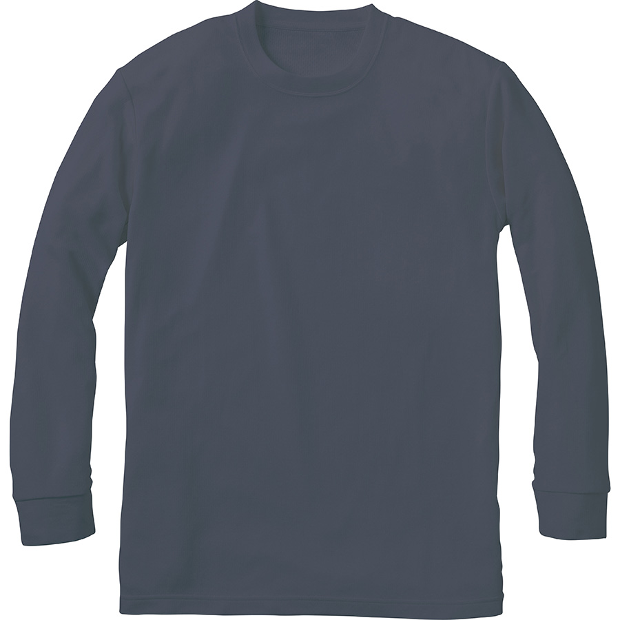 BIOcorn 長袖Tシャツ 840－1 ネービー | 【ミドリ安全