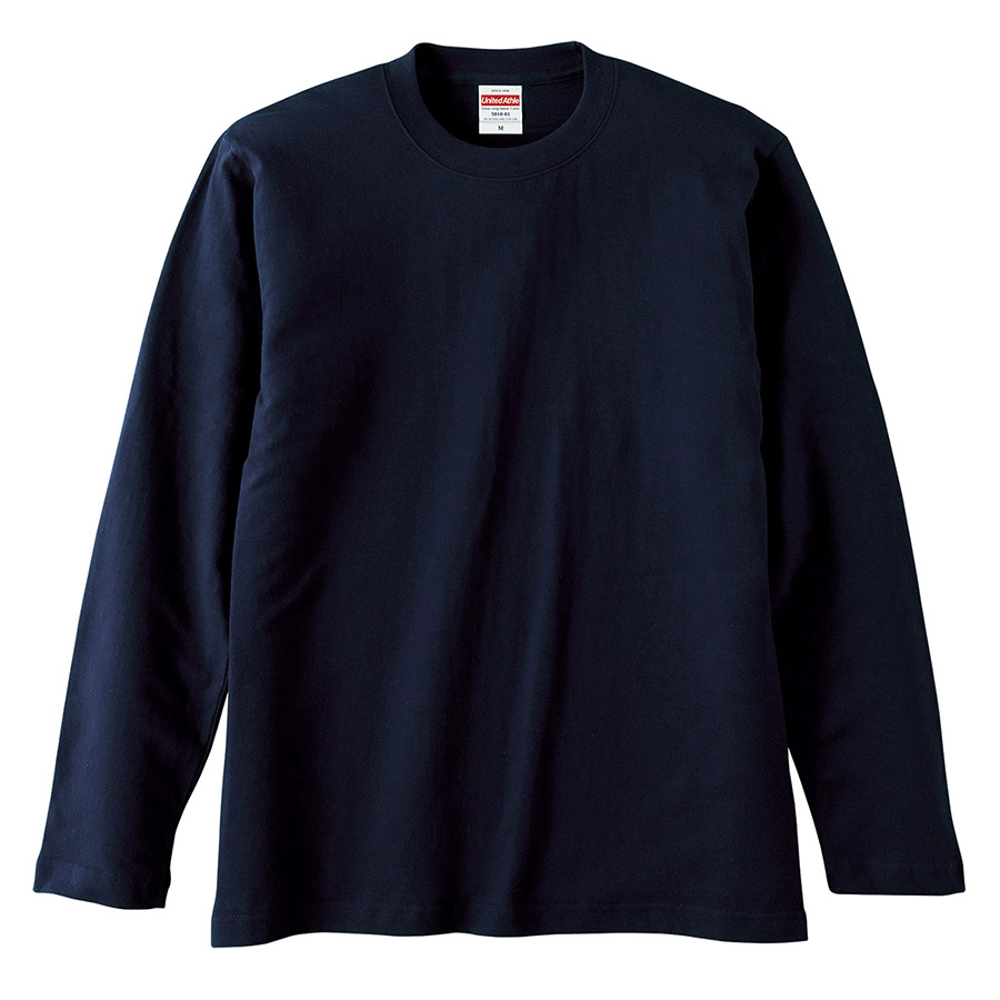 5．6oz ロングスリーブ Tシャツ 5010－01 086 ネイビー