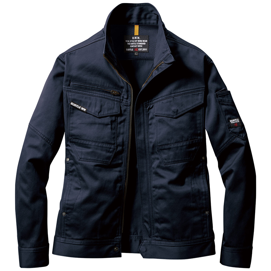 ジャケット ユニセックス 8101－3 ネイビー （SS～3L）| 作業