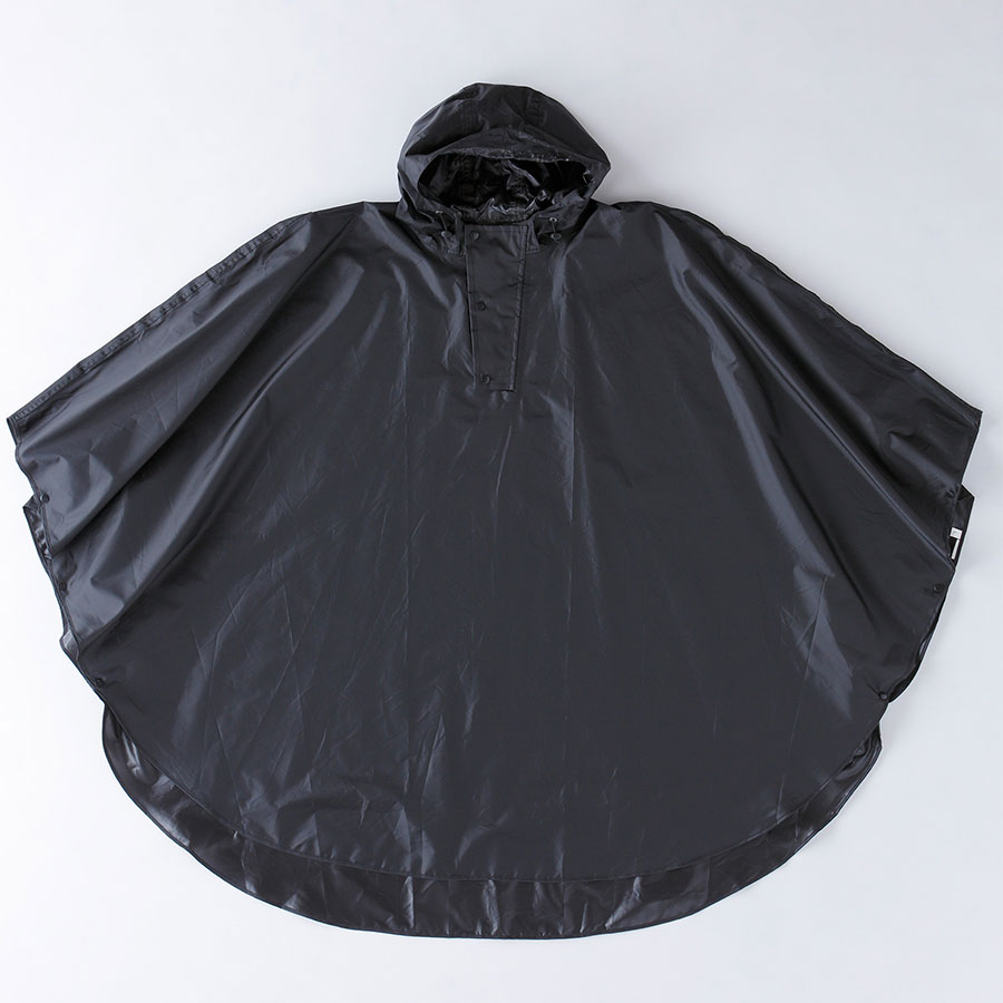 レインポンチョ P－02 ブラック 120・140cm | 【ミドリ安全