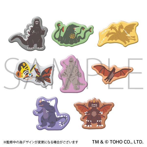 ゴジラ ピンズコレクション ゆるパレット: キャラグッズ｜ムービック