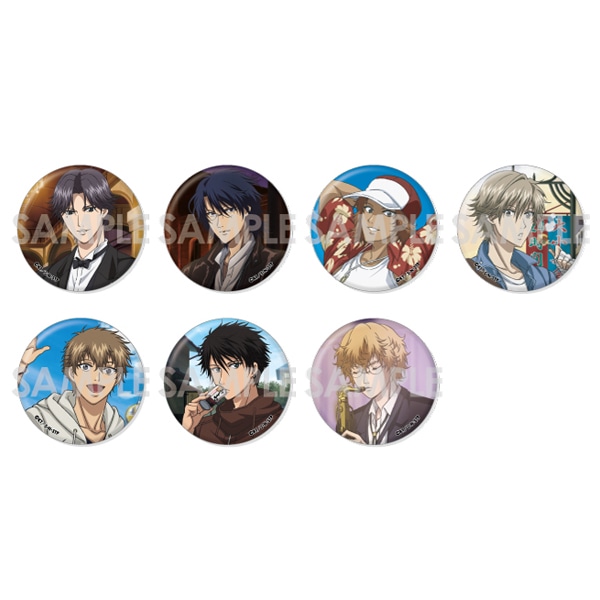受注生産】新テニスの王子様 くつろぎコレクション缶バッジ ～王子様達