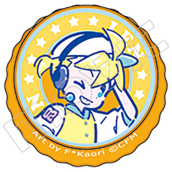 初音ミクシリーズ 王冠缶バッジ 鏡音レン 80'sレトロアイドル F*Kaori