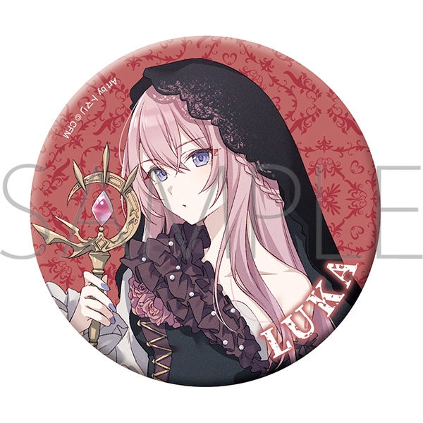 初音ミクシリーズ 缶バッジ 魔法使い D 巡音ルカ: キャラグッズ