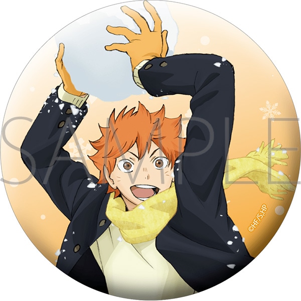 ハイキュー!! グリッター缶バッジ／日向翔陽: キャラグッズ