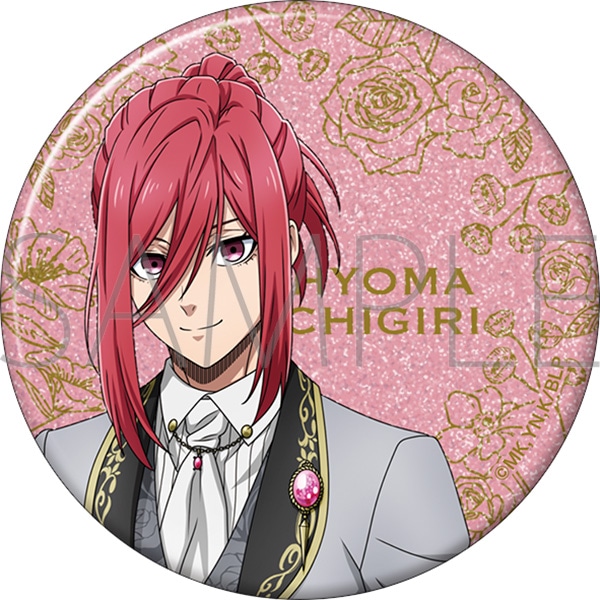 ブルーロック2期 グリッター缶バッジ／千切 豹馬 執事: キャラグッズ