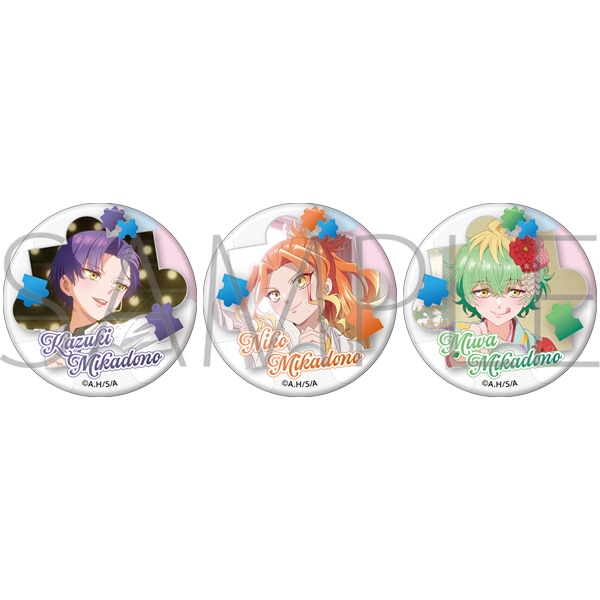 帝乃三姉妹は案外、チョロい。 缶バッジセット: キャラグッズ