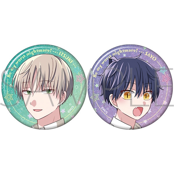 誰か夢だと言ってくれ ホログラム缶バッジセット 樹＆小夜: キャラ