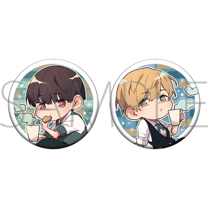 体感予報」アニメイトカフェ事後通販 缶バッジセット カフェ 等身