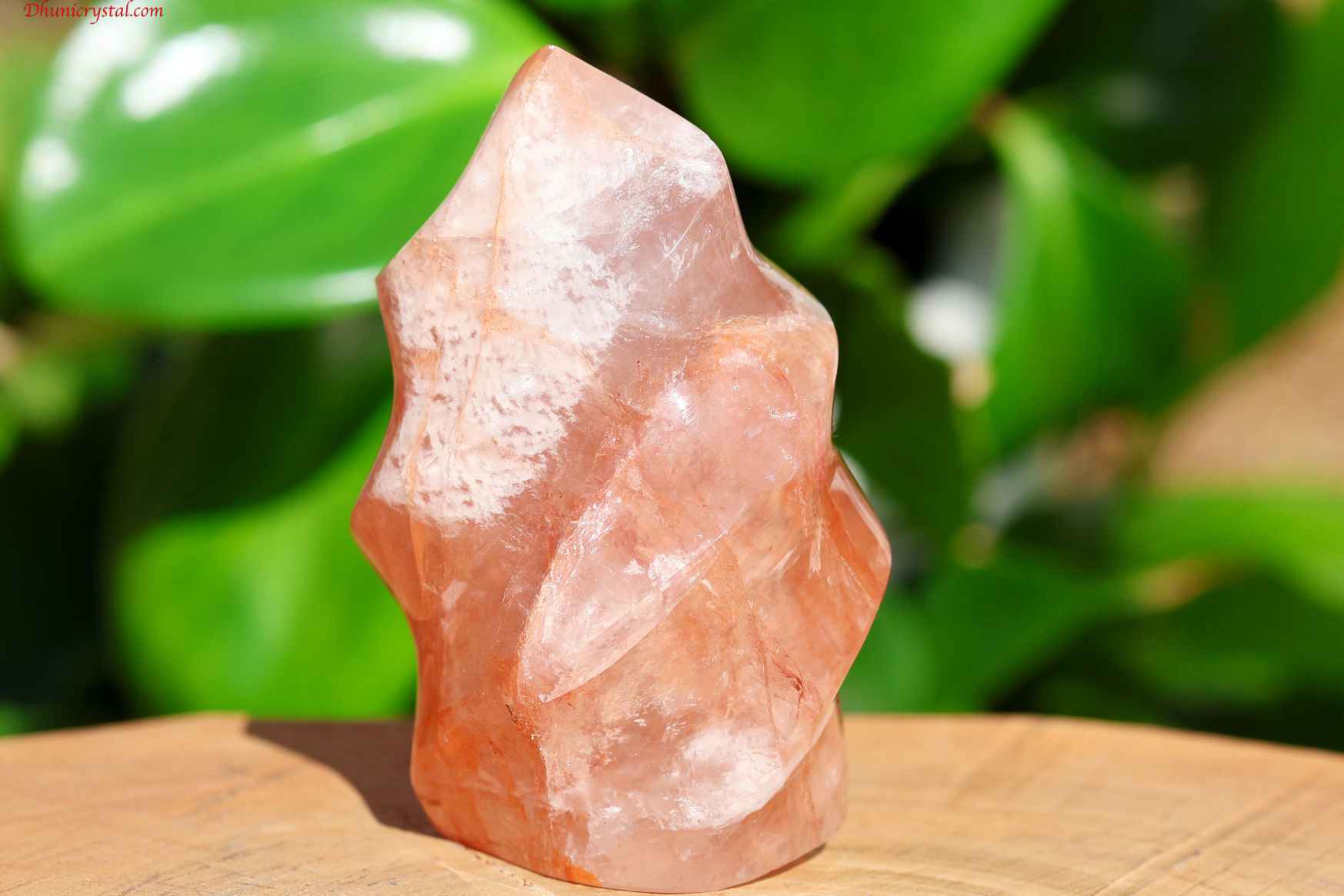 ヘマタイトインクォーツ/フレイム型(W841)