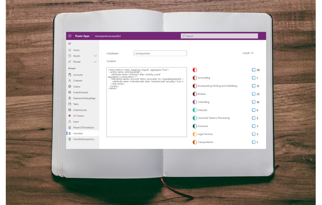 Call FetchXml Inside Custom Pages Without Flows – The PCF Way