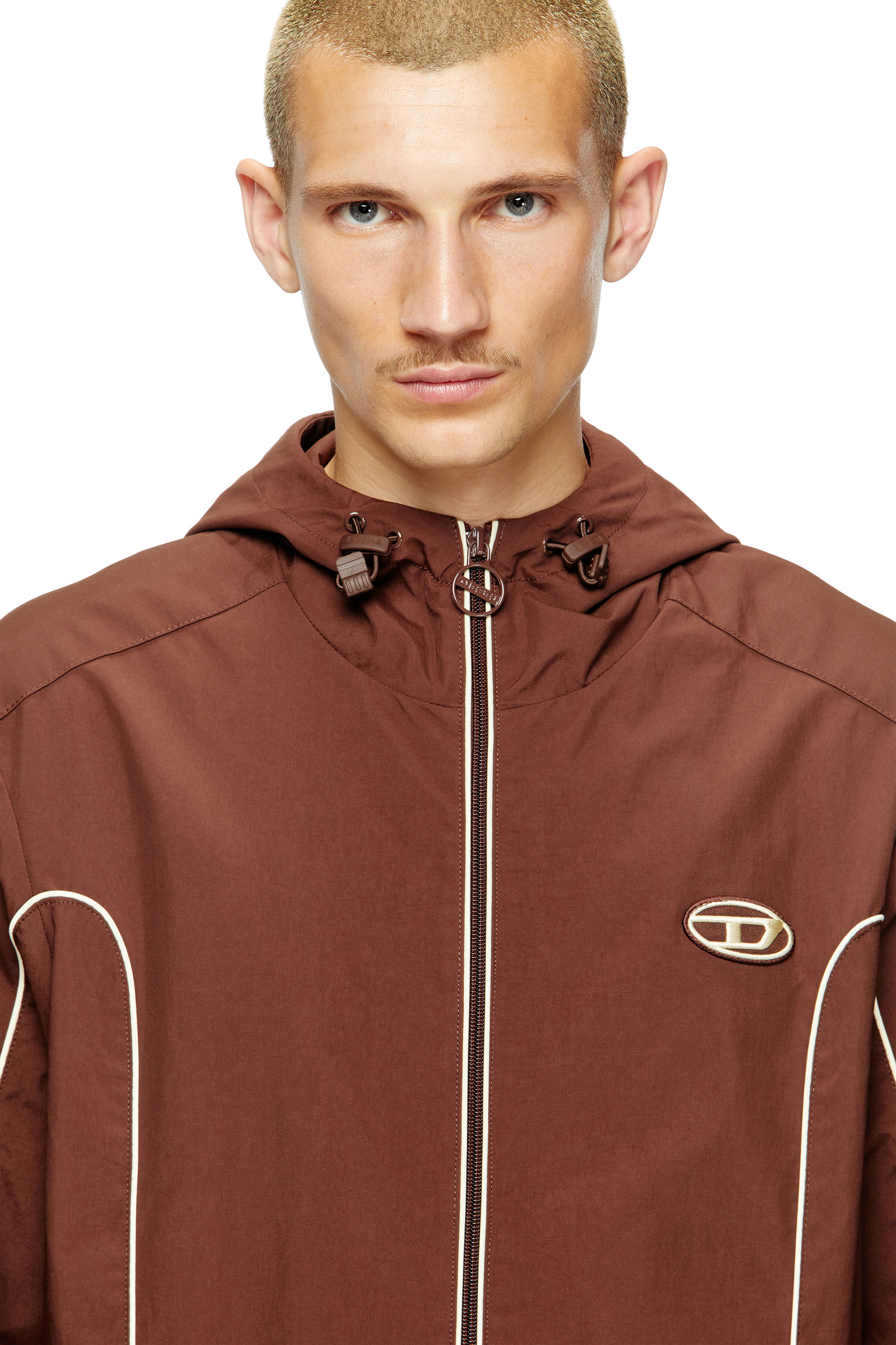 J-HIVES Man: Windbreaker Jacket with contrast piping | Diesel