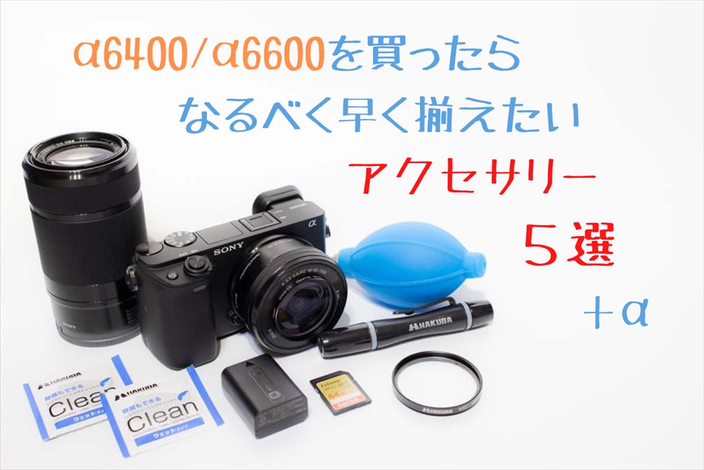 α6400/α6600を買ったらなるべく早く揃えたいアクセサリー5選＋α | digi