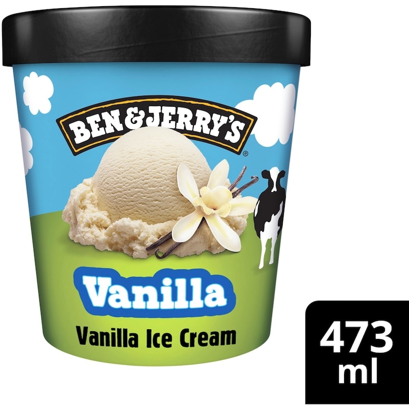 Ben & Jerry's Ice Cream with Fairtrade Ingredients Vanilla - 473