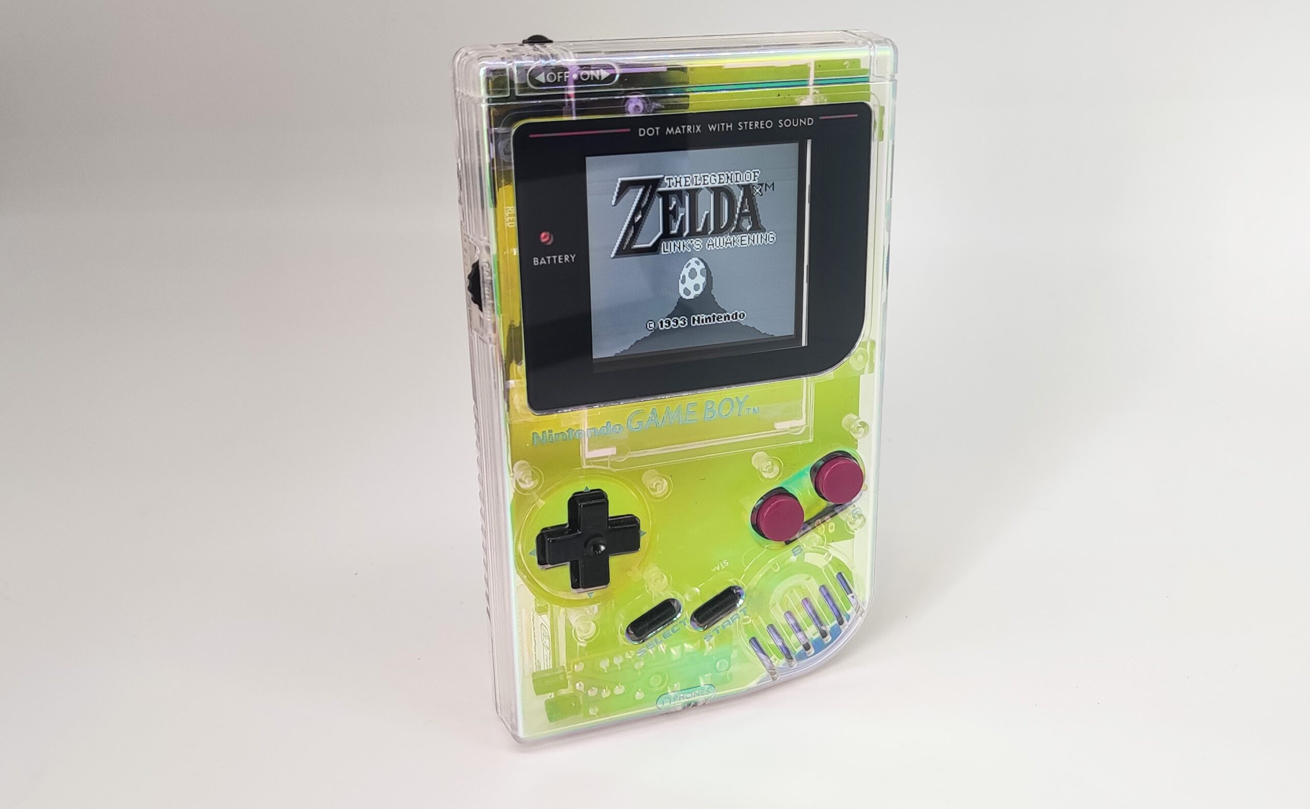 Nintendo Gameboy DMG-01 Backlight IPS Rips V4 - Aurora Pearl
