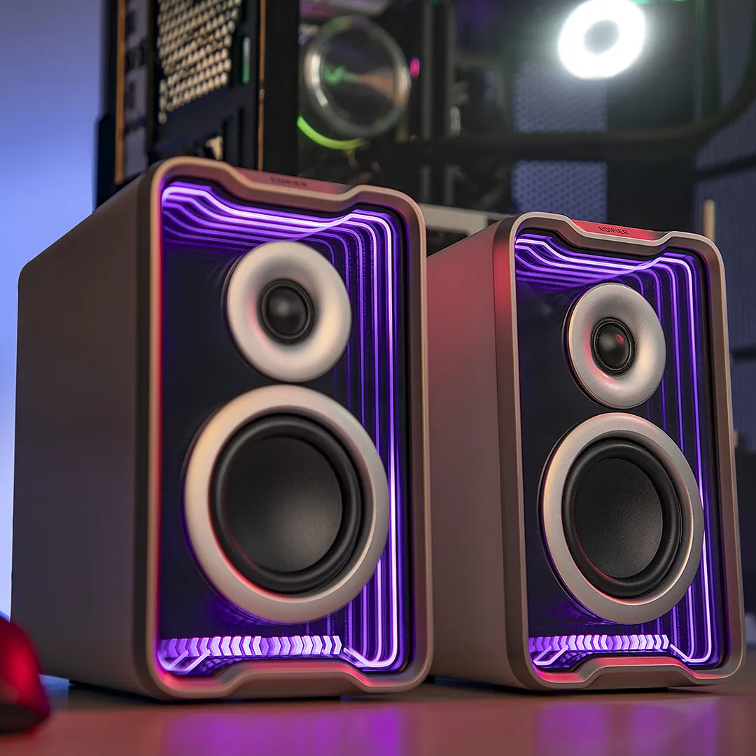 Edifier QR30 Bluetooth Desktop Gaming Speakers – White – Digitalis