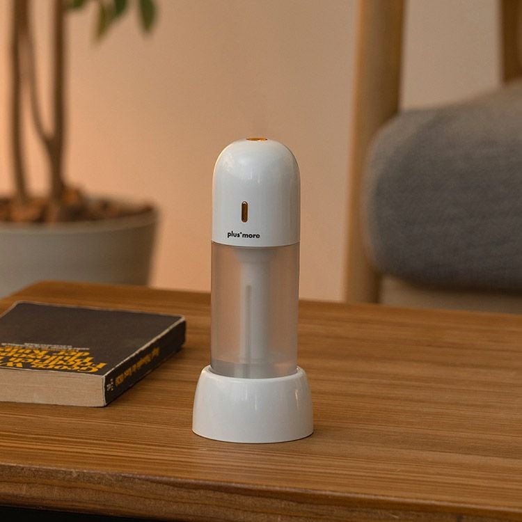 PBAHF006 plusmore(プラスモア) 充電式3WAYポータブル加湿器スタンド付